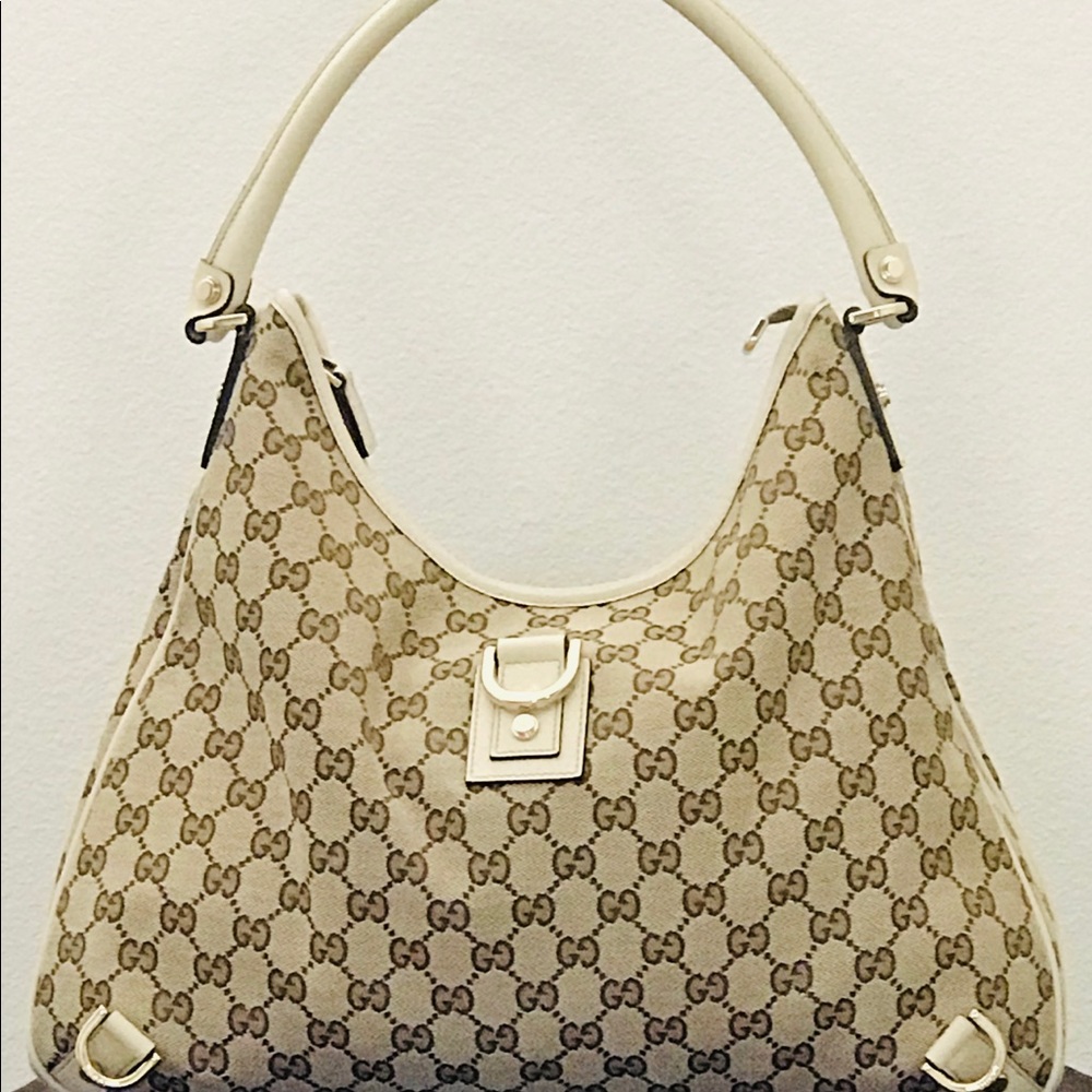 Gucci canvas Abbey Hobo D-Ring